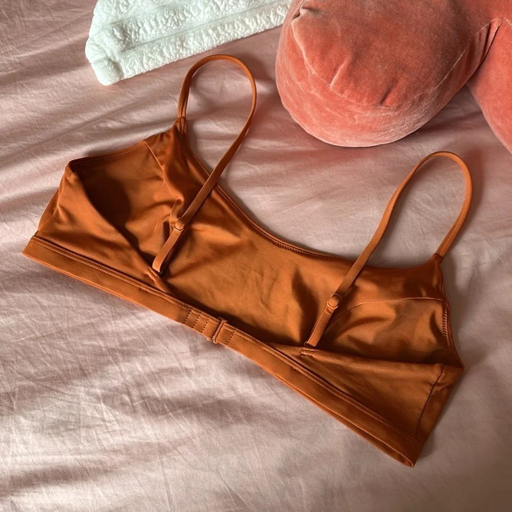 Parade Scoop Bikini Top EcoSplash Swim Women size XL - Picture 6 of 10